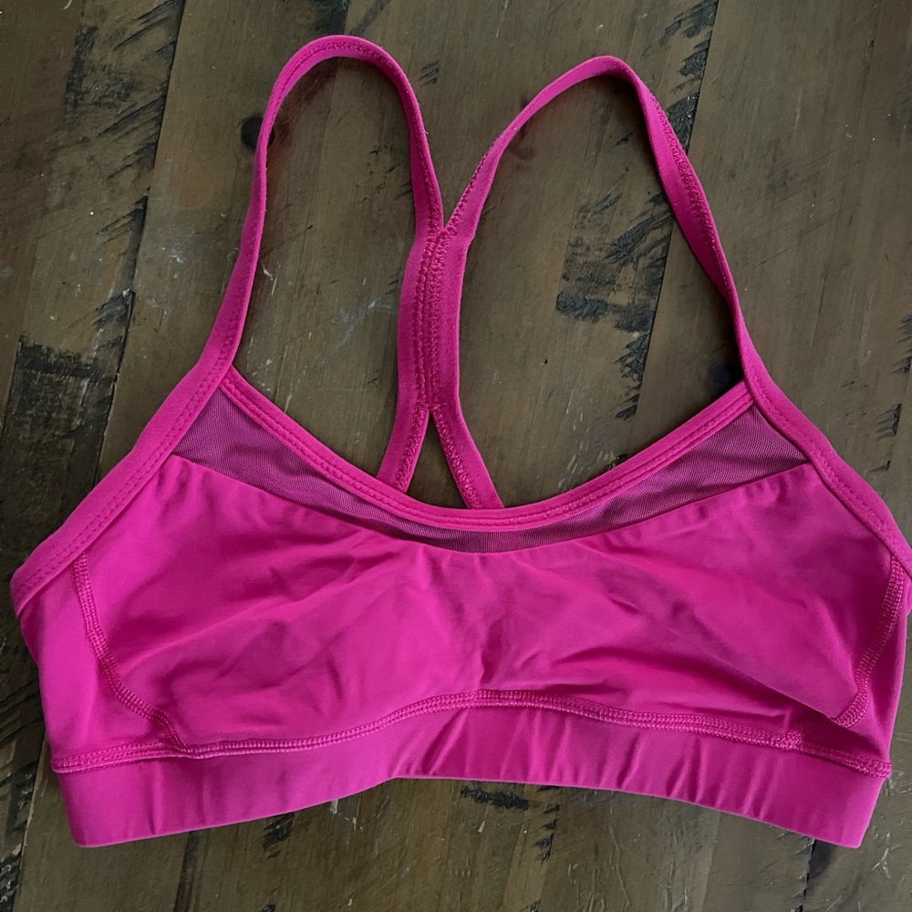 lululemon athletica Vibrant Pink Sports Bra